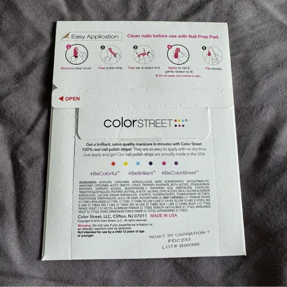 *Retired* Color Street: What in Carnation? (Petite) | Floral Spring Pink Yellow - Picture 4 of 10